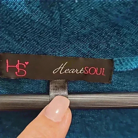 Heart Soul Green Mermaidcore Earthy Cowlneck Womens Top Sz Sm - Picture 2 of 7